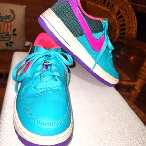 Nike Air Force 1 Now Cabana Hyper Pink‎/teal shoes size 5Y- women's 6.5